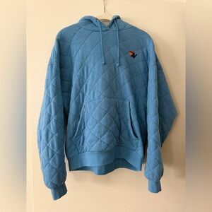 AVIATOR NATION Blue Quilted Hoodie